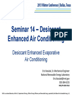 Desiccant Enhanced Evaporative Air Conditioning