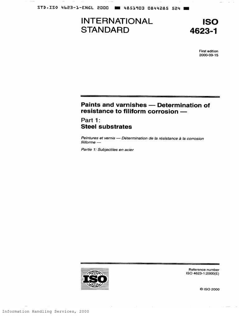 ISO 4623 Overview | PDF