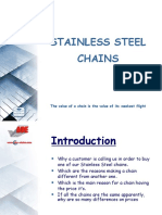 Stainless Steel Chains: The Value of A Chain Is The Value of Its Weakest Flight