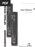 Behringer Pmh3000 Service Manual