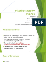 Derivative Security Analysis