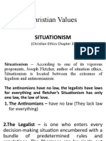 Christian Values Chapter 3 Situationism