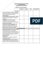 Rubric To Evaluate Project