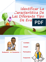 Identificar La Característica de Las Diferente Tipo de