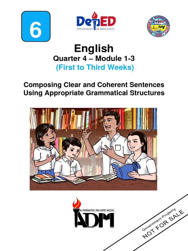 English: Quarter 4 - Module 1-3 | PDF | Adverb | Verb