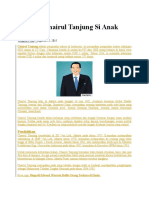 Biografi Chairul Tanjung Si Anak Singkong