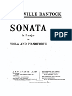 Bantok Sonata for Viola and Piano