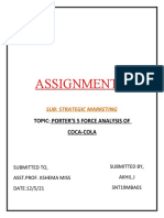 Assignment-1: Sub: Strategic Marketing