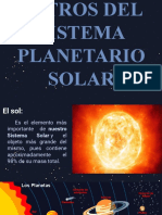 Astros Del Sistema Planetario Solar