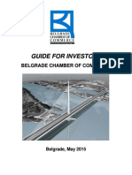 Belgrade Chamber of Commerce GUIDE For Investors 2015