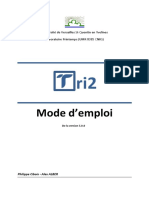 Mode D'emploi Trideux V.5.1