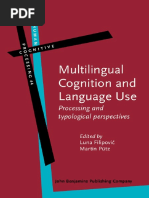 Multilingual Cognition and Language Use Processing and Typological ...