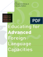 (Georgetown University Round Table On Languages and Linguistics) Heidi Byrnes, Heather D Weger-Guntharp, Katherine Sprang-Educating For Advanced Foreign Language Capacities - Georgetown University Pre