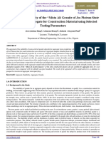 Appraisal of Suitability of the “Mista Ali Granite of Jos Plateau State  Nigeria” as an Aggregate for Construction Material using Selected Testing Parameters