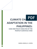 Climate Change Adaptation in the Philippines: Case Study of People's Survival Fund