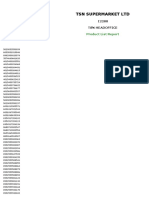 Product Barcode