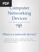 Computer Networking Devices: Seven Different Networking Components