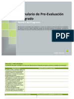 Formulario Pre Evaluacion Postgrado Abril 2011