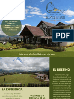 Brochure Hosteria Loma Larga