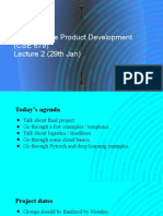 Data Science Product Development Lecture 2
