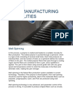 FIBER MANUFACTURING CAPABILITIES - Melt&wet Spinning Anwser