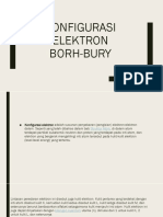 KONFIGURASI ELEKTRON Borh-Bury