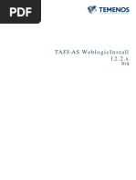 TAFJ-AS WebLogicInstall