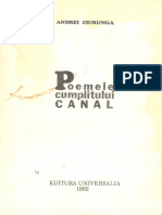 Andrei Ciurunga - Poemele Cumplitului Canal - 1992