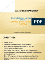 Modeling Data in The Organization: Modern Database Management