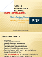 Chapter 4 Part 2 - B: Logical Database Design & The Relational Model