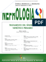 Nefrologia: Tratamiento Del Síndrome Nefrótico Primario