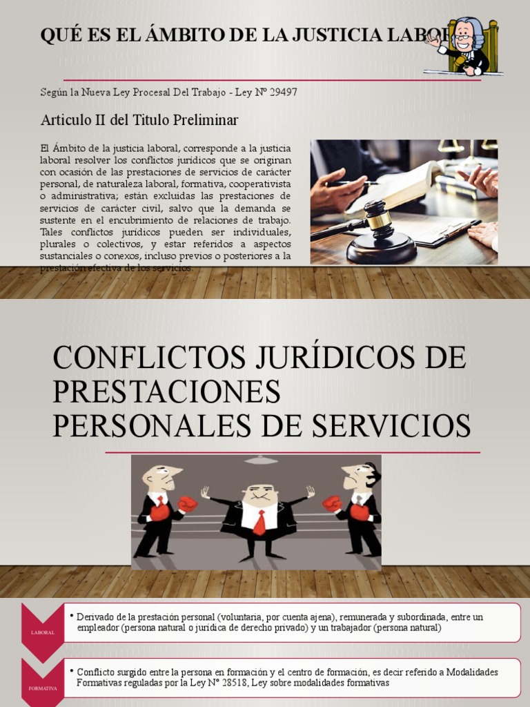 Qué es el ámbito de la justicia laboral | PDF | Derecho laboral | Invalidez