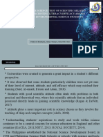 Two Fields, One Science: Test of Scientific Related Attitude and Scientific Literacy-Efficacy Among Biology and Environmental Science Students