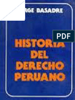 Libro Historia Del Derecho Peruano