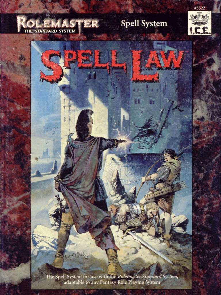 5522 Rolemaster Spell Law Full PDF