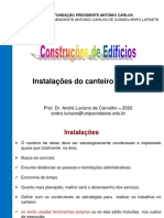 08 - Instalações Do Canteiro de Obras - Aula 08-05-20