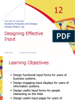 Designing Effective Input: Kendall & Kendall Systems Analysis and Design, Global Edition, 9e