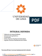 Integral definida y sus propiedades