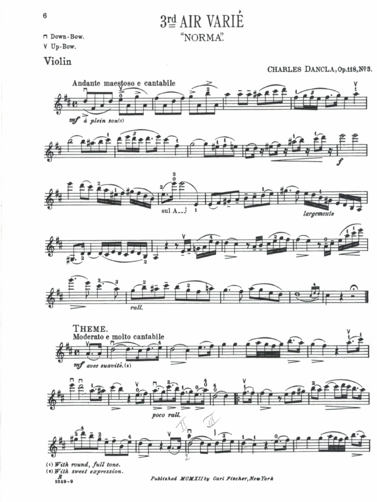 Dancla 3rd Air Varie PDF