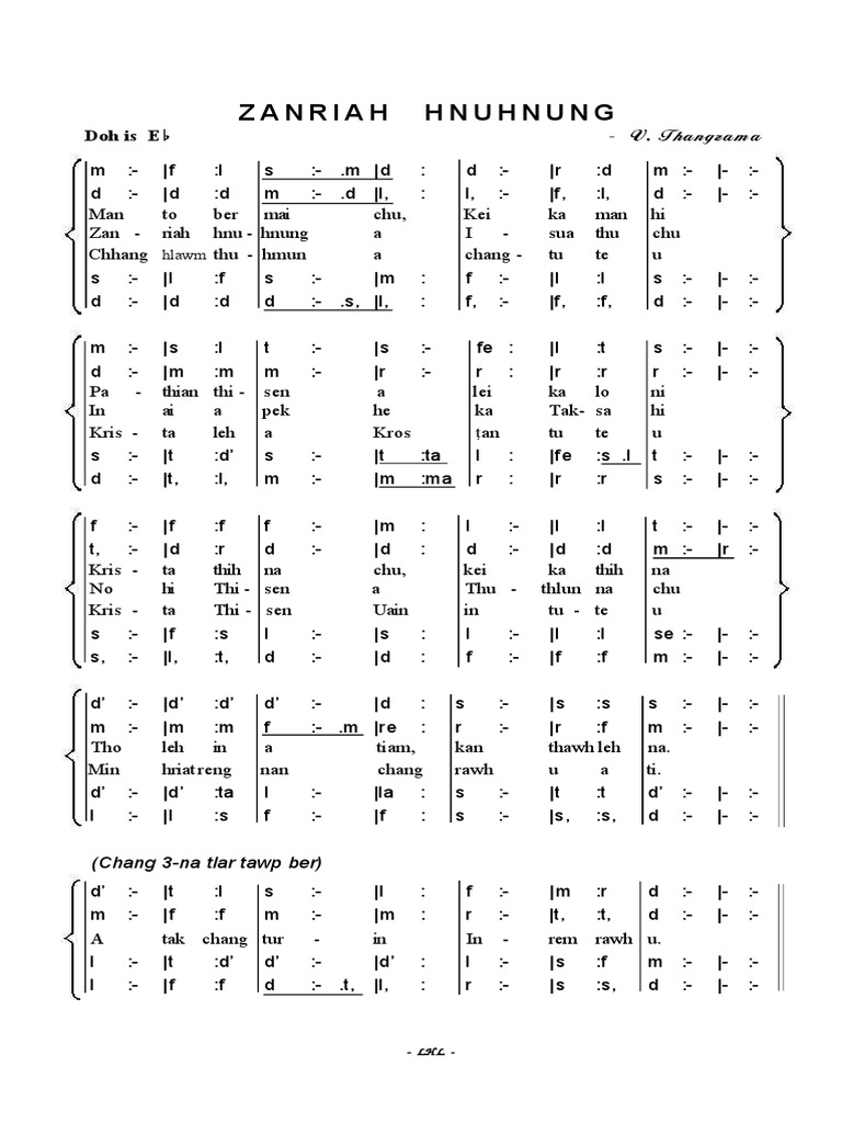 A Glimpse into Zomi Culture A Document Written in the Zomi Language