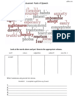 Advanced Parts of Speech