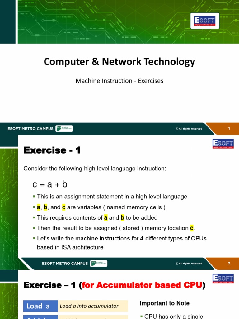 1581 Cnt W15 Machine Instructions Exercises Pdf Central Processing Unit Array Data Structure