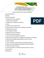 Estructura Trabajo Creación de Empresas