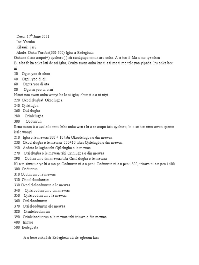 Onka | PDF