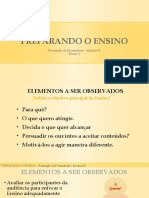 PREPARANDO O ENSINO - Formação de Formadores II