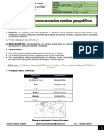 4° Sem. Conocemos Los Medios Geogràficos..