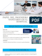 Papel Del Ingeniero Sanitario en EL HOSPITAL