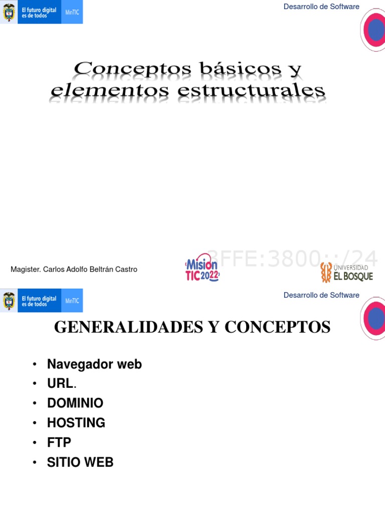 Conceptos Clave en Desarrollo Web | PDF | HTML | Red mundial