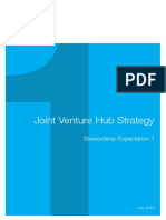 Joint Venture Hub Strategy: Stewardship Expectation 1