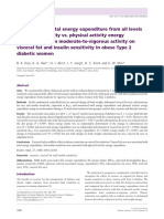 How Exercise and Diet Impact Visceral Fat and Insulin Sensitivity in Diabetic Women